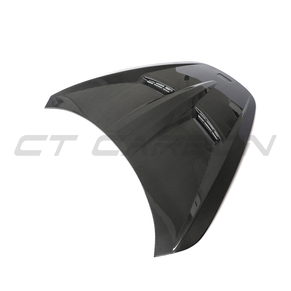 MCLAREN 720S CARBON FIBRE CT DESIGN HOOD-Bonnet-CT CARBON-CT Carbon - High-quality carbon fiber and gloss black aerodynamic parts for premium sports and luxury vehicles.
