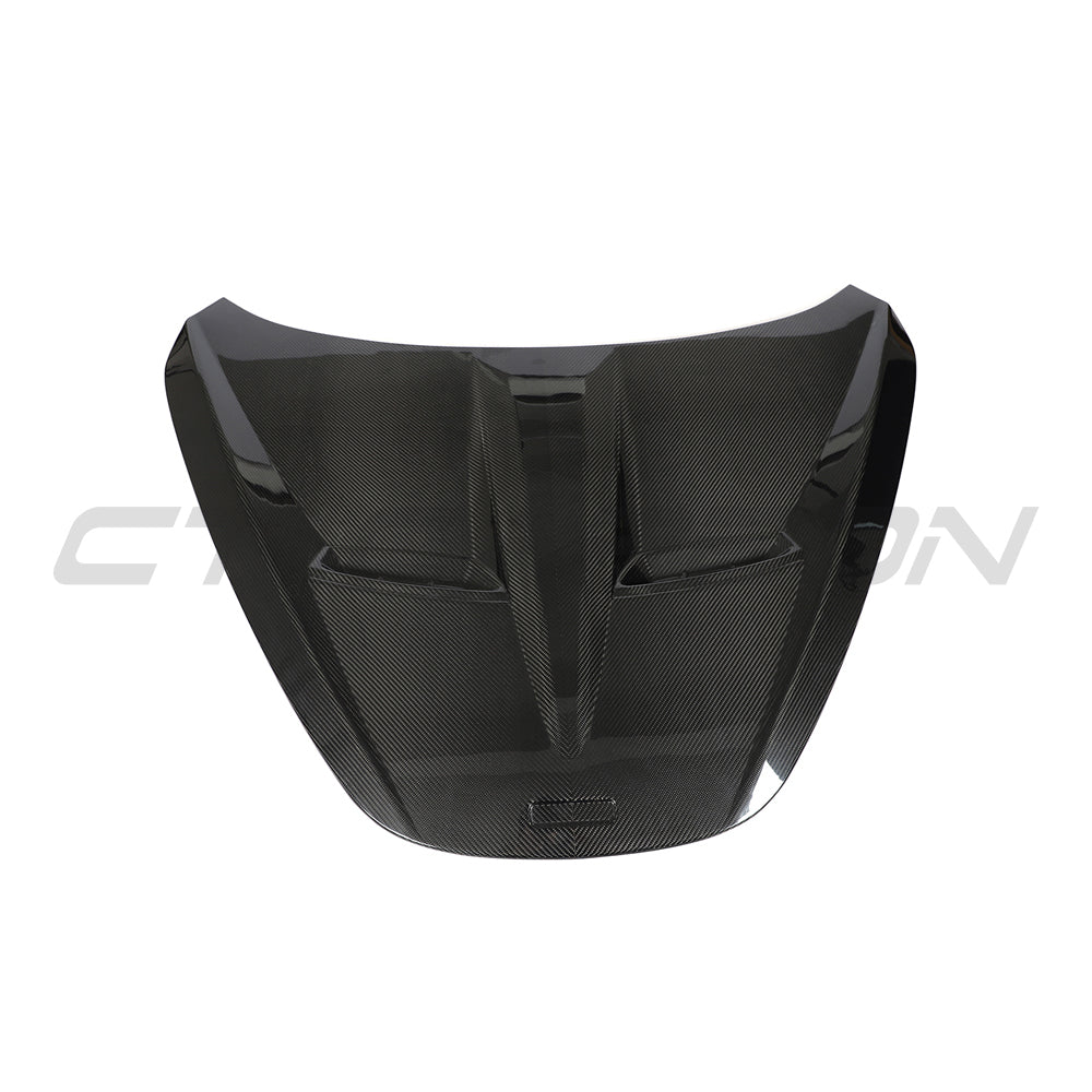 MCLAREN 720S CARBON FIBRE CT DESIGN HOOD-Bonnet-CT CARBON-CT Carbon - High-quality carbon fiber and gloss black aerodynamic parts for premium sports and luxury vehicles.