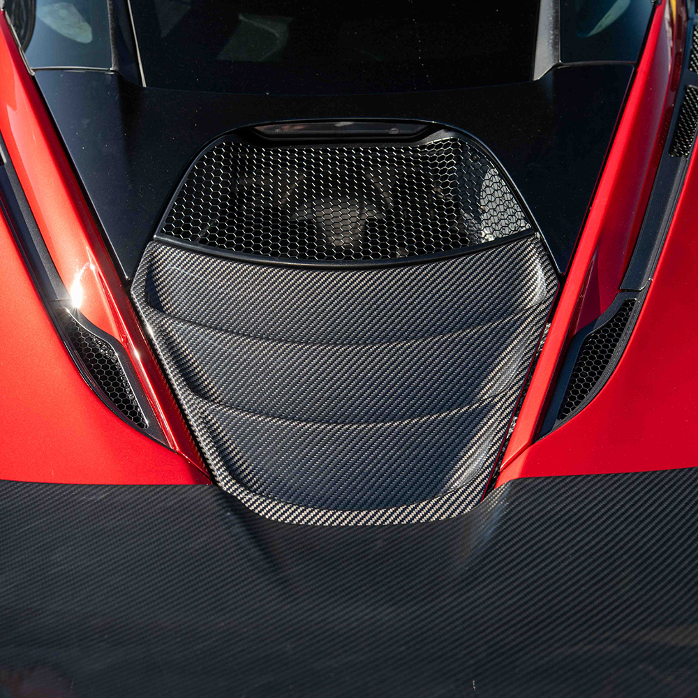 MCLAREN 720S CARBON FIBRE ENGINE COVER-Accessories-CT CARBON-CT Carbon - High-quality carbon fiber and gloss black aerodynamic parts for premium sports and luxury vehicles.