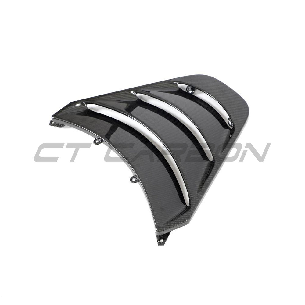 MCLAREN 720S CARBON FIBRE ENGINE COVER-Accessories-CT CARBON-CT Carbon - High-quality carbon fiber and gloss black aerodynamic parts for premium sports and luxury vehicles.