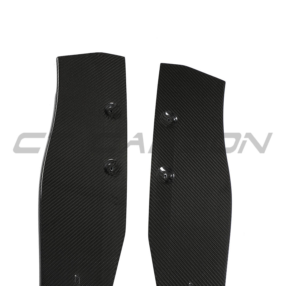 MCLAREN 720S CARBON FIBRE SIDE SKIRTS - CT DESIGN-Side Skirts-CT CARBON-CT Carbon - High-quality carbon fiber and gloss black aerodynamic parts for premium sports and luxury vehicles.