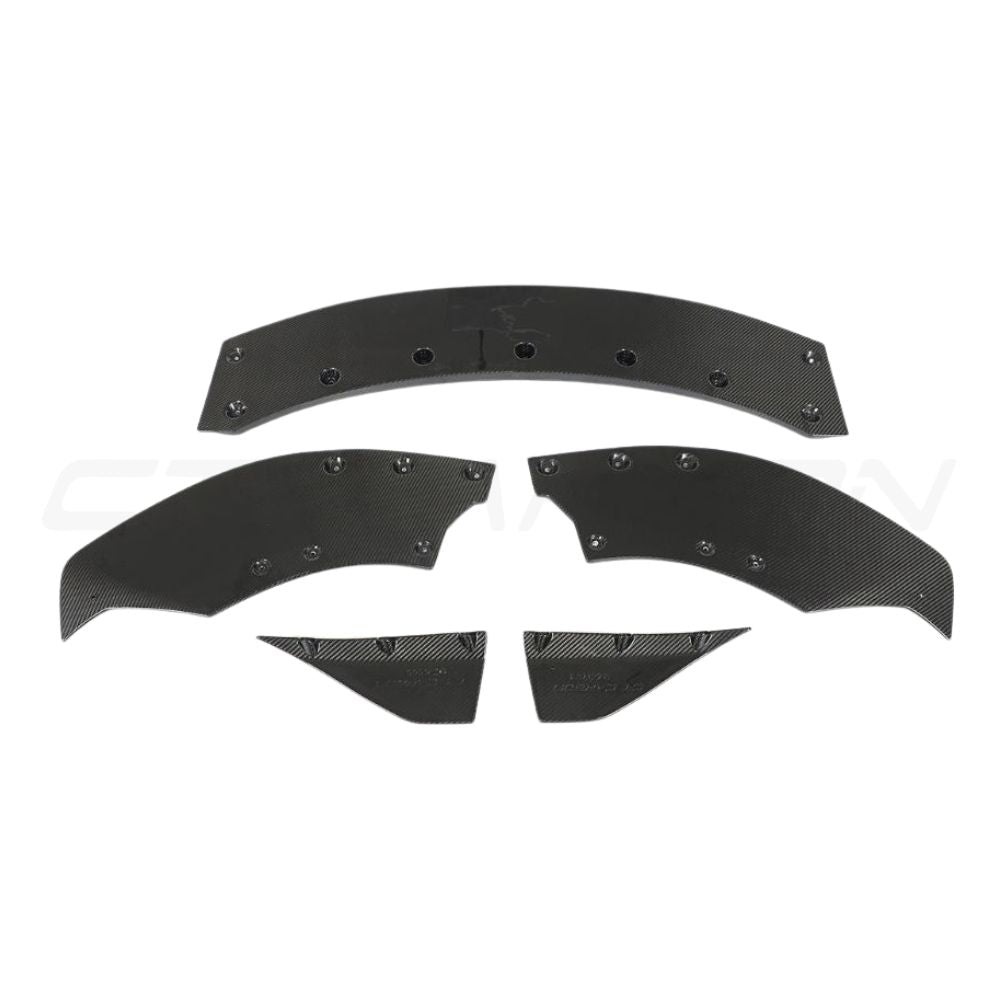 MCLAREN 720S CARBON FIBRE SPLITTER - CT DESIGN-Splitter-CT CARBON-CT Carbon - High-quality carbon fiber and gloss black aerodynamic parts for premium sports and luxury vehicles.