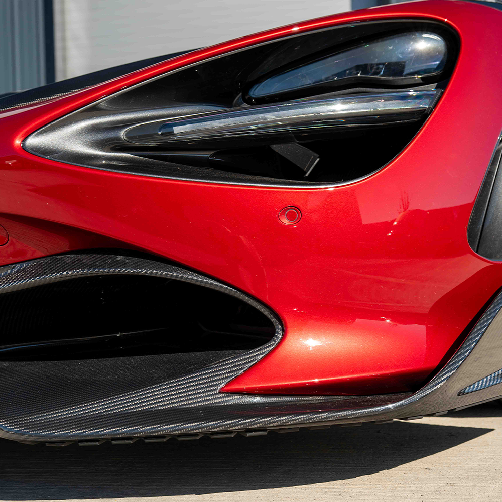 MCLAREN 720S CARBON FIBRE SPLITTER - CT DESIGN V2-Splitter-CT CARBON-CT Carbon - High-quality carbon fiber and gloss black aerodynamic parts for premium sports and luxury vehicles.