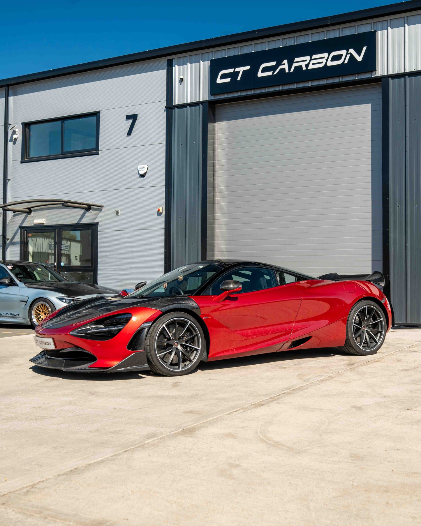 MCLAREN 720S CARBON FIBRE SPLITTER - CT DESIGN V2-Splitter-CT CARBON-CT Carbon - High-quality carbon fiber and gloss black aerodynamic parts for premium sports and luxury vehicles.
