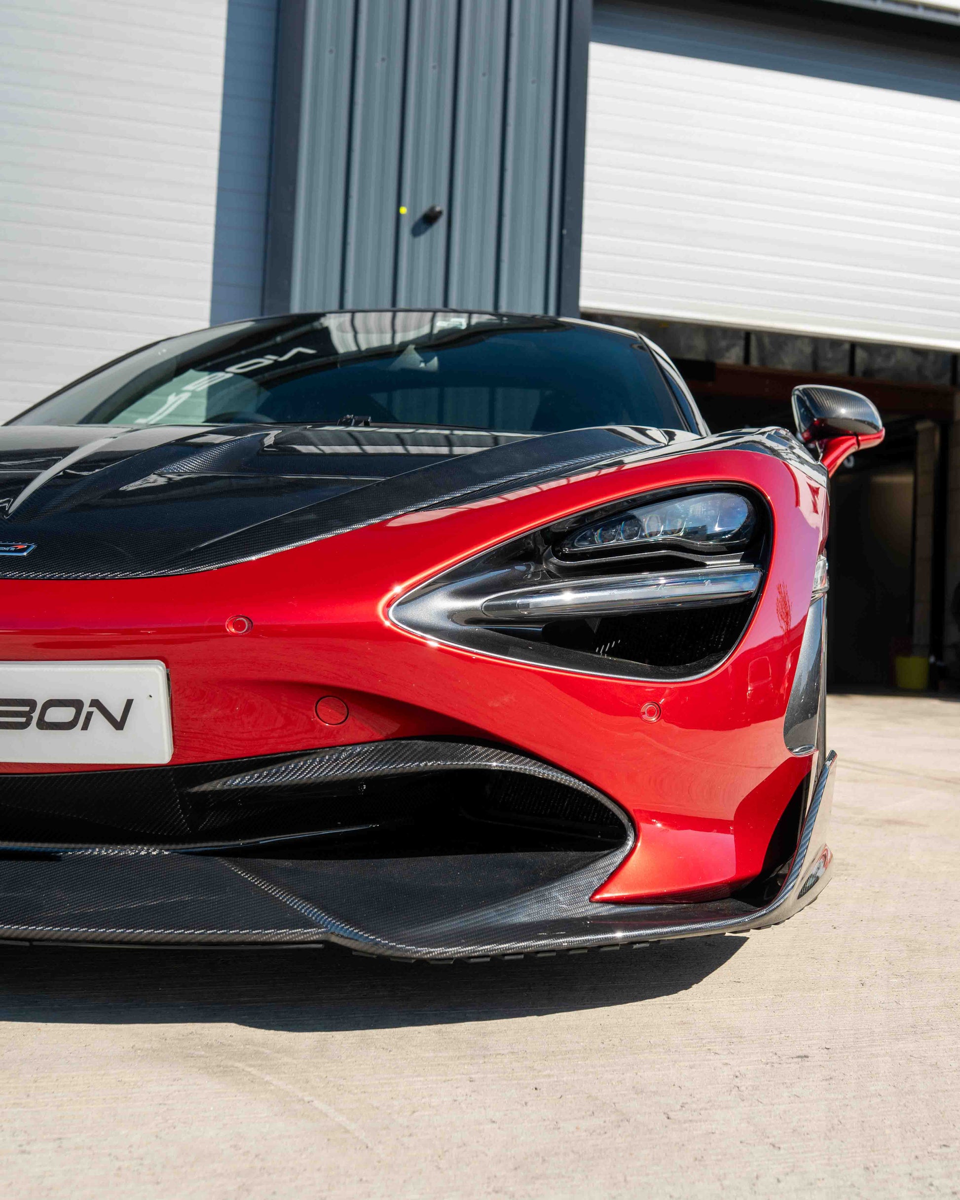 MCLAREN 720S CARBON FIBRE SPLITTER - CT DESIGN V2-Splitter-CT CARBON-CT Carbon - High-quality carbon fiber and gloss black aerodynamic parts for premium sports and luxury vehicles.