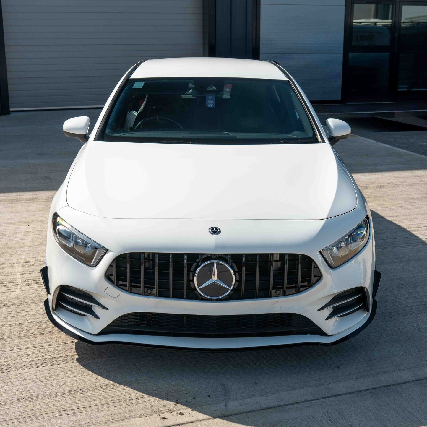 MERCEDES V177 & W177 2018-2022 A CLASS PANAMERICA BLACK GRILLE-Grille-BLAK BY CT-CT Carbon - High-quality carbon fiber and gloss black aerodynamic parts for premium sports and luxury vehicles.