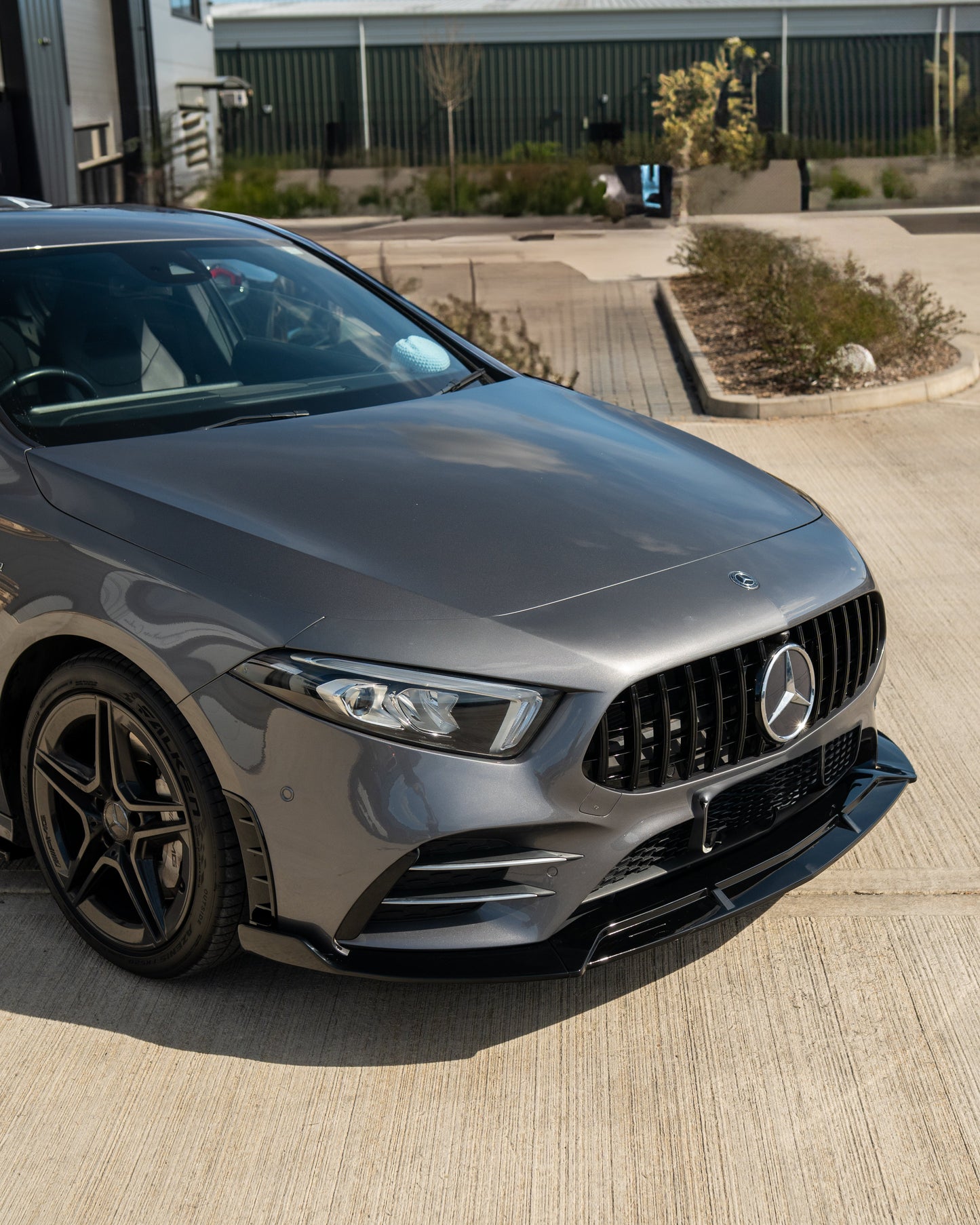 MERCEDES W177/V177 2018-2022 A-CLASS GLOSS BLACK FRONT END PACK - BLAK BY CT-Front End Pack-BLAK BY CT-CT Carbon - High-quality carbon fiber and gloss black aerodynamic parts for premium sports and luxury vehicles.