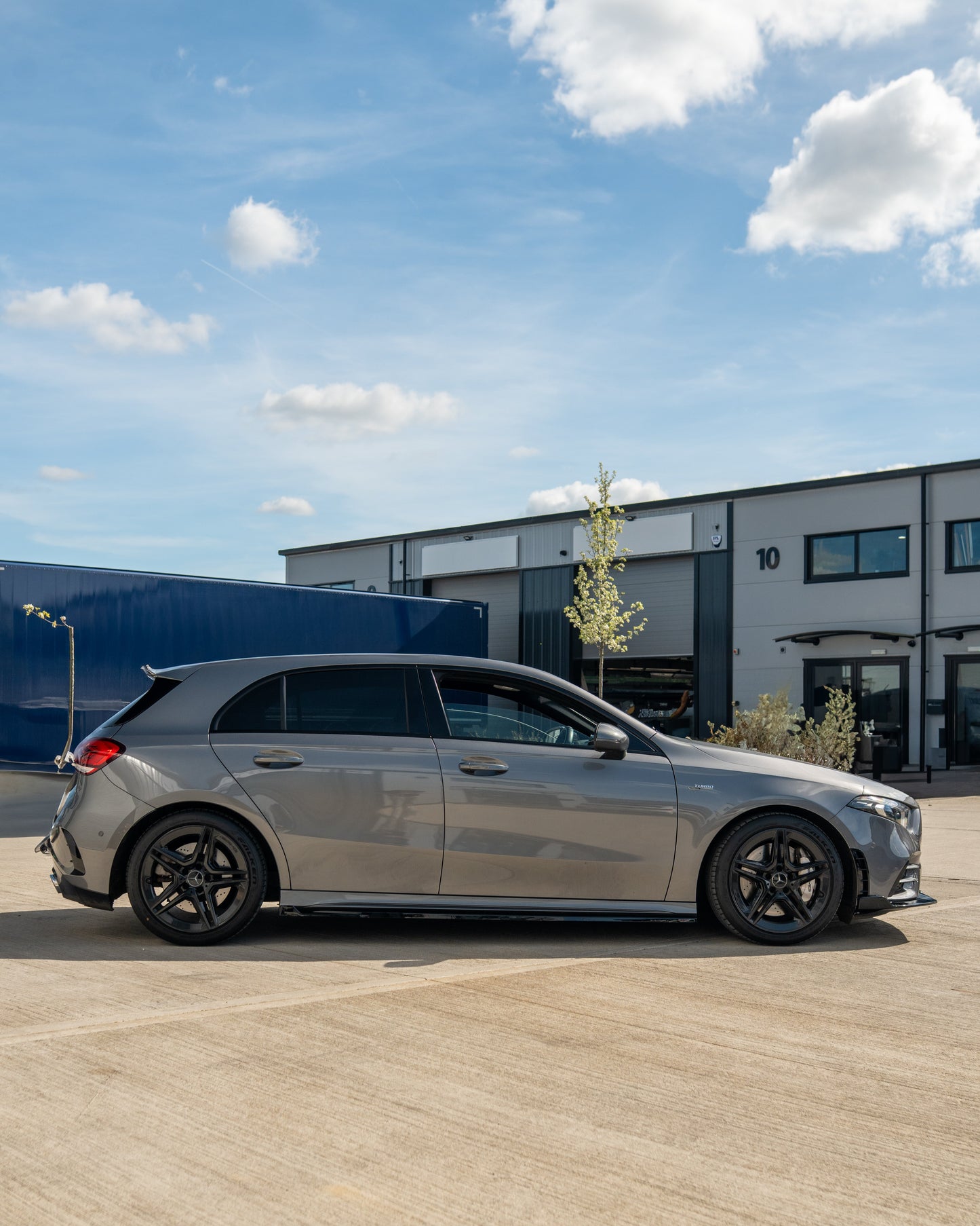 MERCEDES A-CLASS W177 & V177 2018+ GLOSS BLACK SIDE SKIRTS-Side Skirts-BLAK BY CT-CT Carbon - High-quality carbon fiber and gloss black aerodynamic parts for premium sports and luxury vehicles.
