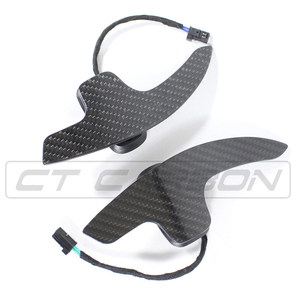 MERCREDES AMG CARBON FIBRE SHIFTER PADDLES-Accessories-CT CARBON-CT Carbon - High-quality carbon fiber and gloss black aerodynamic parts for premium sports and luxury vehicles.