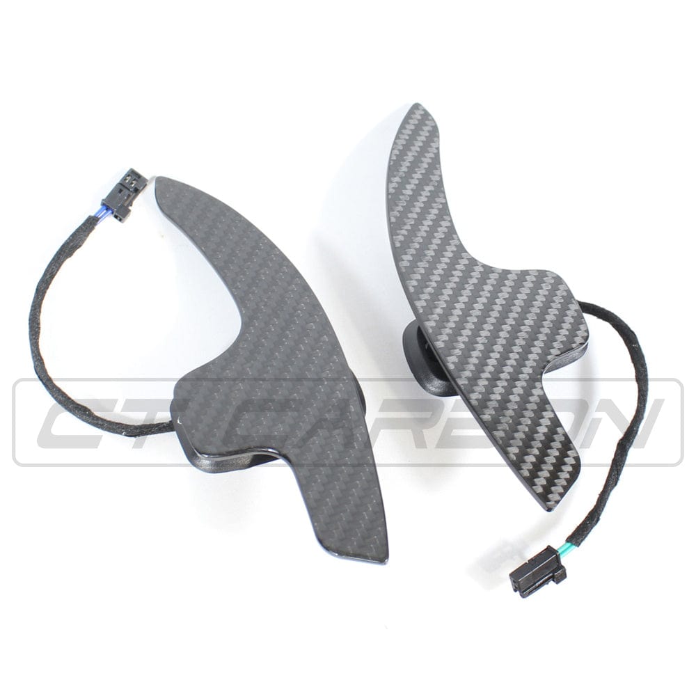 MERCREDES AMG CARBON FIBRE SHIFTER PADDLES-Accessories-CT CARBON-CT Carbon - High-quality carbon fiber and gloss black aerodynamic parts for premium sports and luxury vehicles.