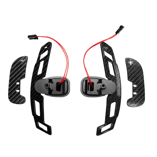 MERCREDES AMG MAGNETIC CARBON FIBRE SHIFTER PADDLES-Accessories-CT CARBON-CT Carbon - High-quality carbon fiber and gloss black aerodynamic parts for premium sports and luxury vehicles.
