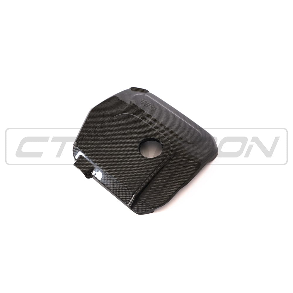 MINI COOPER S / JCW F56 CARBON FIBRE ENGINE COVER-Accessories-CT CARBON-CT Carbon - High-quality carbon fiber and gloss black aerodynamic parts for premium sports and luxury vehicles.