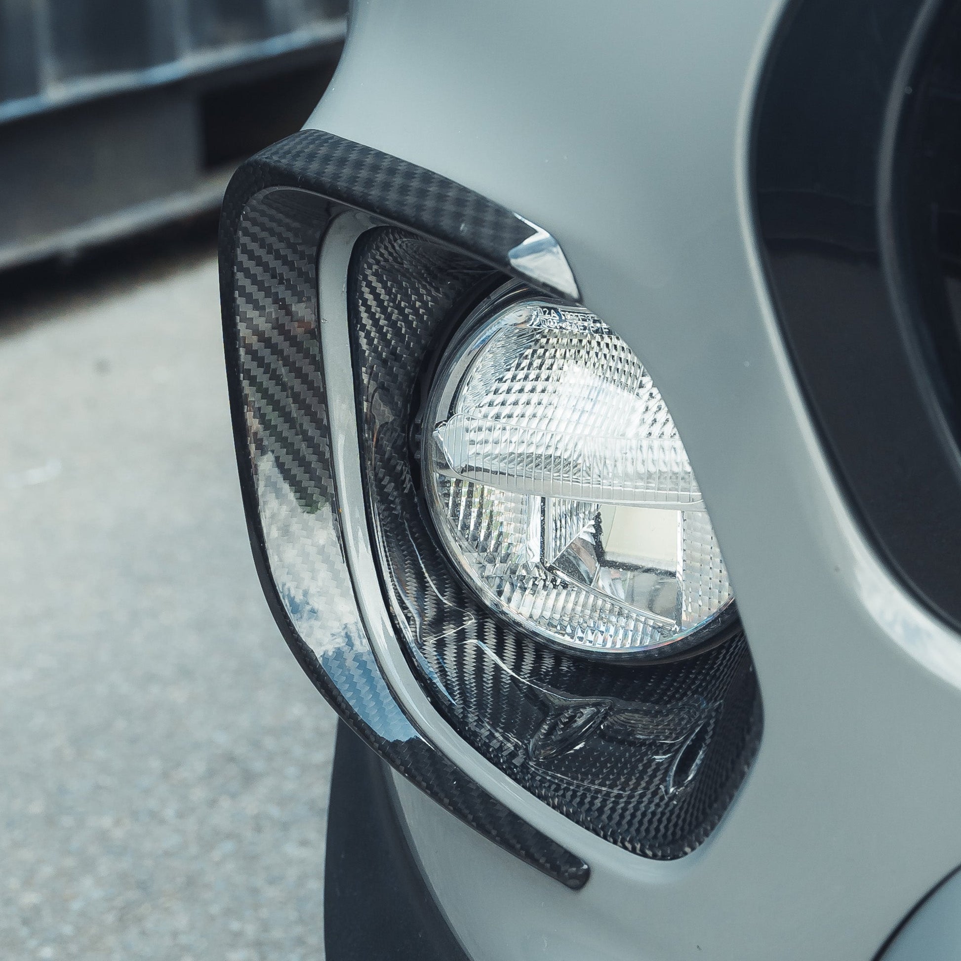 MINI COOPER S / JCW F56 CARBON FIBRE FOG LIGHT COVERS-Accessories-CT CARBON-CT Carbon - High-quality carbon fiber and gloss black aerodynamic parts for premium sports and luxury vehicles.