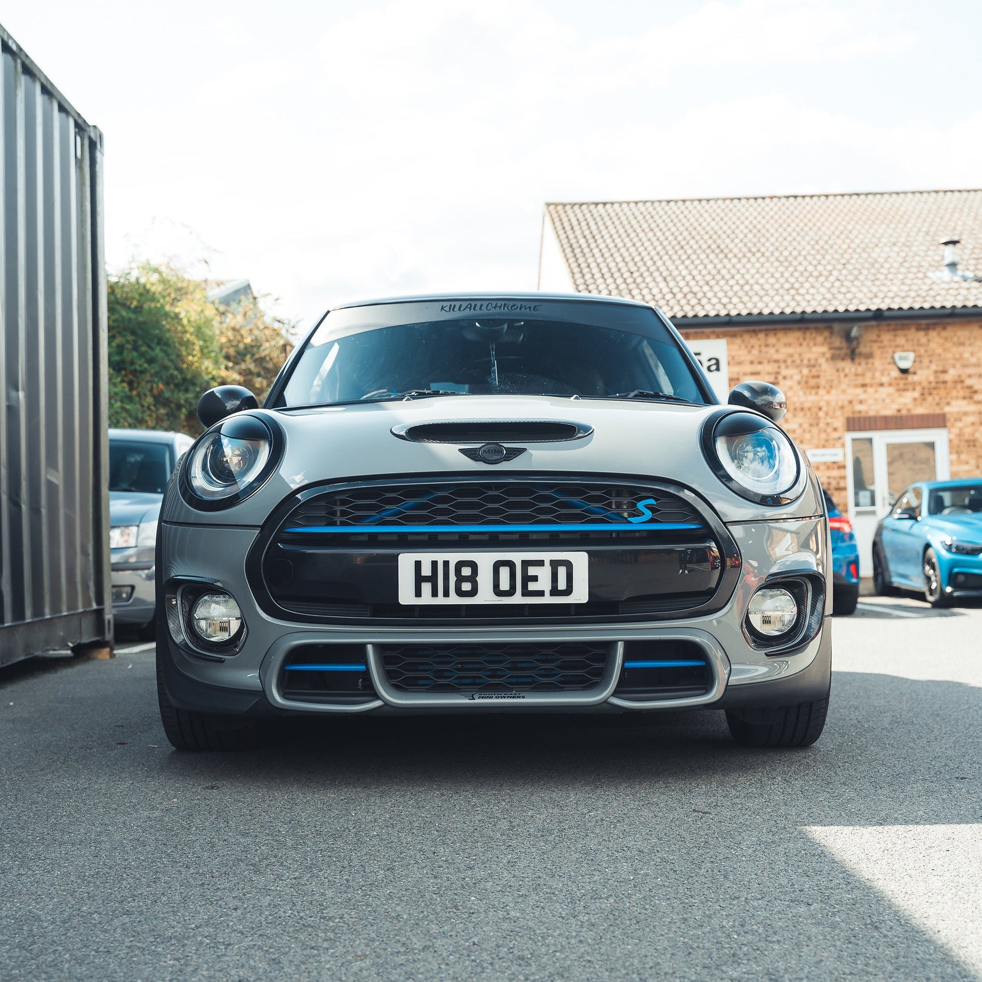 MINI COOPER S / JCW F56 CARBON FIBRE FOG LIGHT COVERS-Accessories-CT CARBON-CT Carbon - High-quality carbon fiber and gloss black aerodynamic parts for premium sports and luxury vehicles.