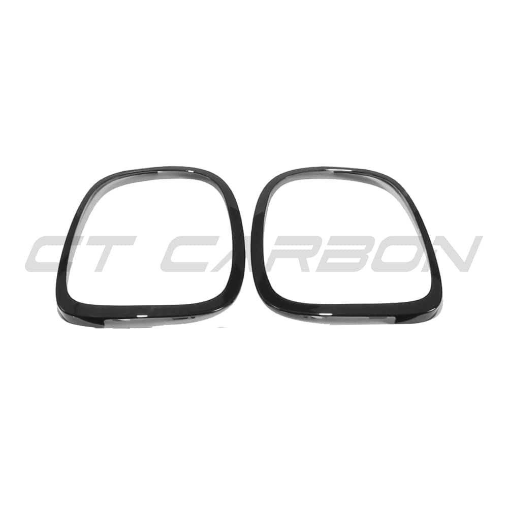 MINI COOPER S / JCW F56 GLOSS REAR BLACK LIGHT SURROUND PACK-Accessories-BLAK BY CT-CT Carbon - High-quality carbon fiber and gloss black aerodynamic parts for premium sports and luxury vehicles.