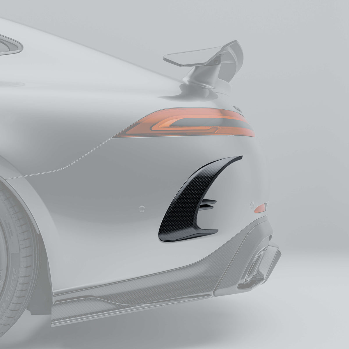 Mercedes-AMG GT 63 S X290 Carbon Fiber Rear Bumper Canards