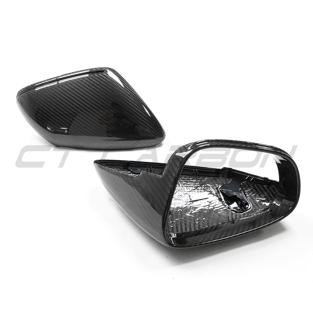PORSCHE 911 992 CARBON FIBRE MIRRORS - (LHD ONLY)-Accessories-CT CARBON-CT Carbon - High-quality carbon fiber and gloss black aerodynamic parts for premium sports and luxury vehicles.