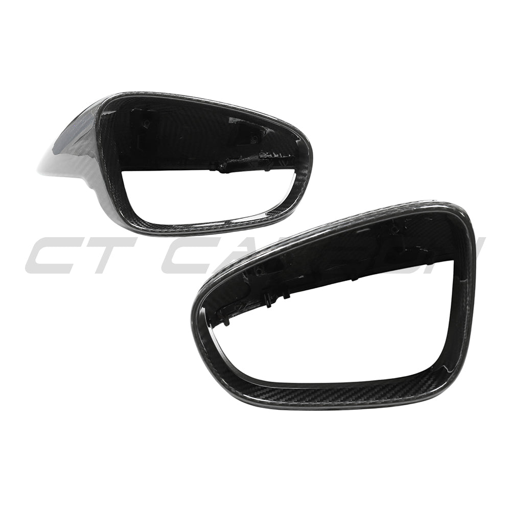 PORSCHE 911 992 CARBON FIBRE MIRRORS - (LHD ONLY)-Accessories-CT CARBON-CT Carbon - High-quality carbon fiber and gloss black aerodynamic parts for premium sports and luxury vehicles.