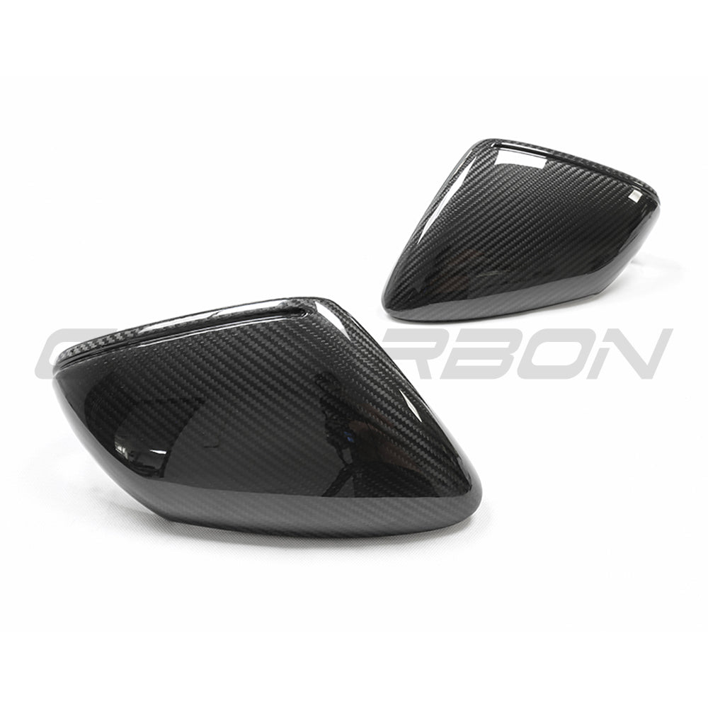 PORSCHE 911 992 CARBON FIBRE MIRRORS - (LHD ONLY)-Accessories-CT CARBON-CT Carbon - High-quality carbon fiber and gloss black aerodynamic parts for premium sports and luxury vehicles.
