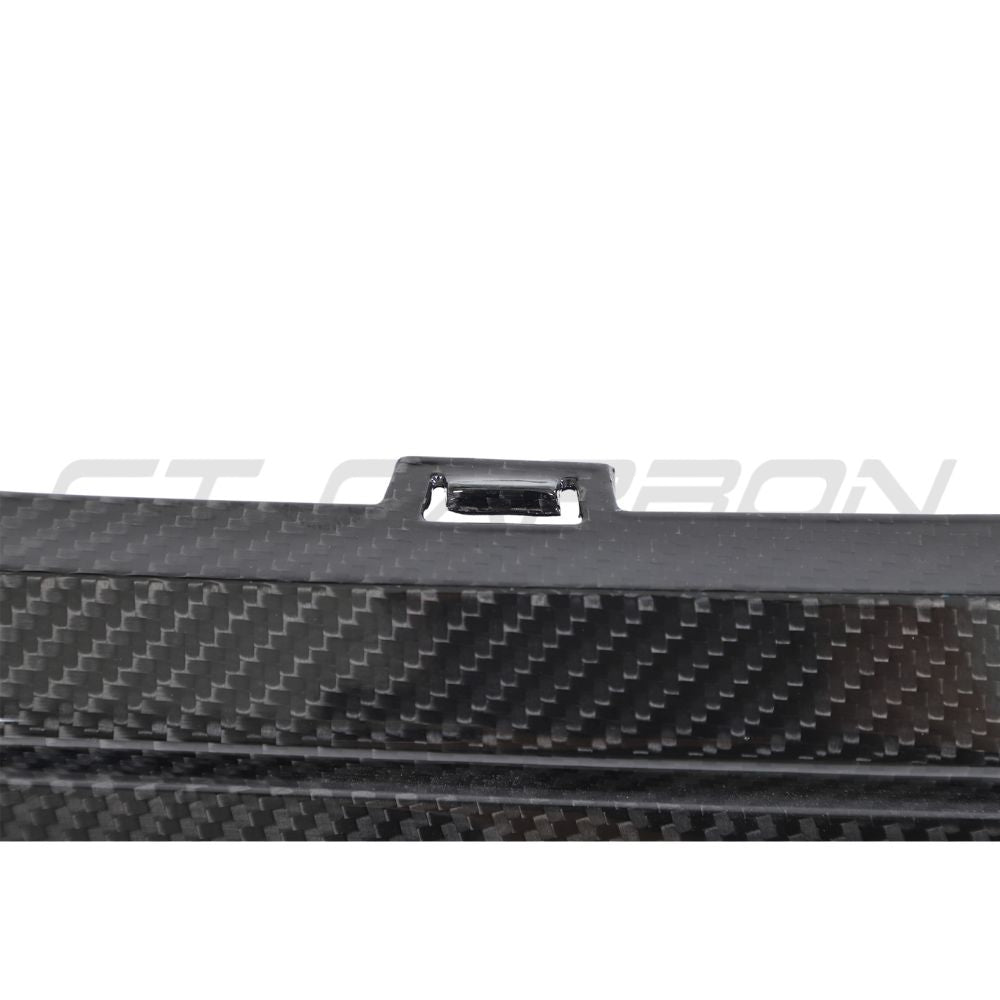 PORSCHE 911 992 TURBO S CARBON FIBRE DIFFUSER - CT DESIGN-Diffuser-CT Carbon-CT Carbon - High-quality carbon fiber and gloss black aerodynamic parts for premium sports and luxury vehicles.