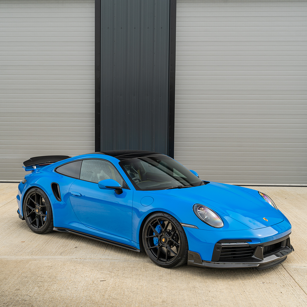 PORSCHE 911 (992) TURBO S CARBON FIBRE FULL KIT - CT DESIGN-Kit-CT Carbon-CT Carbon - High-quality carbon fiber and gloss black aerodynamic parts for premium sports and luxury vehicles.