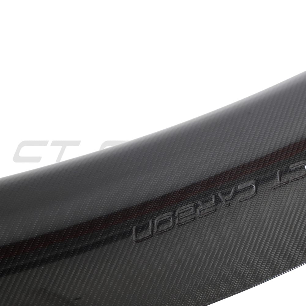 PORSCHE 911 (992) TURBO S CARBON FIBRE SPOILER - CT DESIGN-Spoiler-CT Carbon-CT Carbon - High-quality carbon fiber and gloss black aerodynamic parts for premium sports and luxury vehicles.