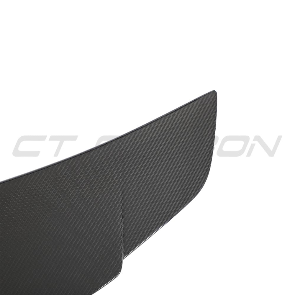 PORSCHE 911 (992) TURBO S CARBON FIBRE SPOILER - CT DESIGN-Spoiler-CT Carbon-CT Carbon - High-quality carbon fiber and gloss black aerodynamic parts for premium sports and luxury vehicles.