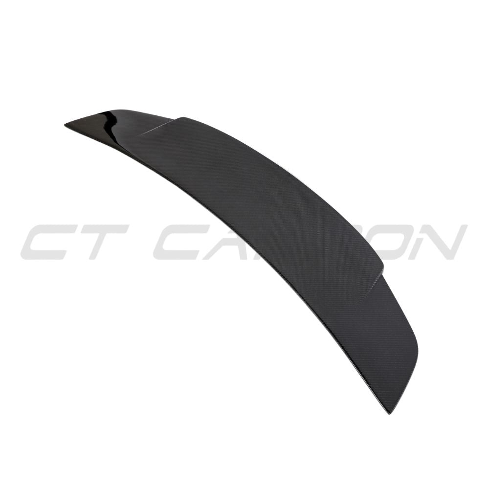 PORSCHE 911 (992) TURBO S CARBON FIBRE SPOILER - CT DESIGN-Spoiler-CT Carbon-CT Carbon - High-quality carbon fiber and gloss black aerodynamic parts for premium sports and luxury vehicles.