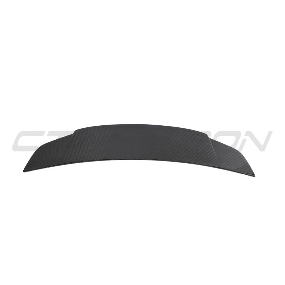 PORSCHE 911 (992) TURBO S CARBON FIBRE SPOILER - CT DESIGN-Spoiler-CT Carbon-CT Carbon - High-quality carbon fiber and gloss black aerodynamic parts for premium sports and luxury vehicles.
