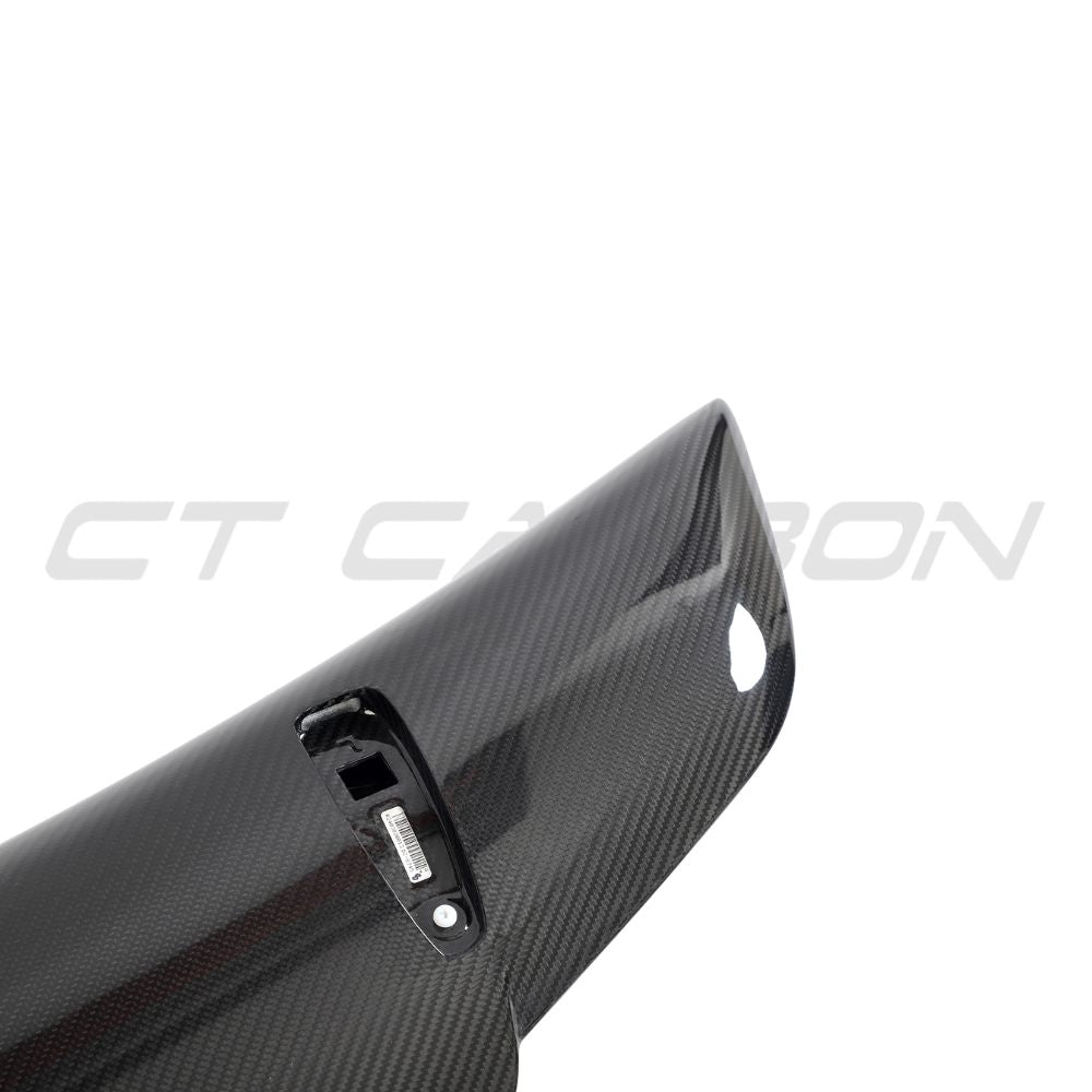 PORSCHE 911 (992) TURBO S CARBON FIBRE SPOILER - CT DESIGN-Spoiler-CT Carbon-CT Carbon - High-quality carbon fiber and gloss black aerodynamic parts for premium sports and luxury vehicles.