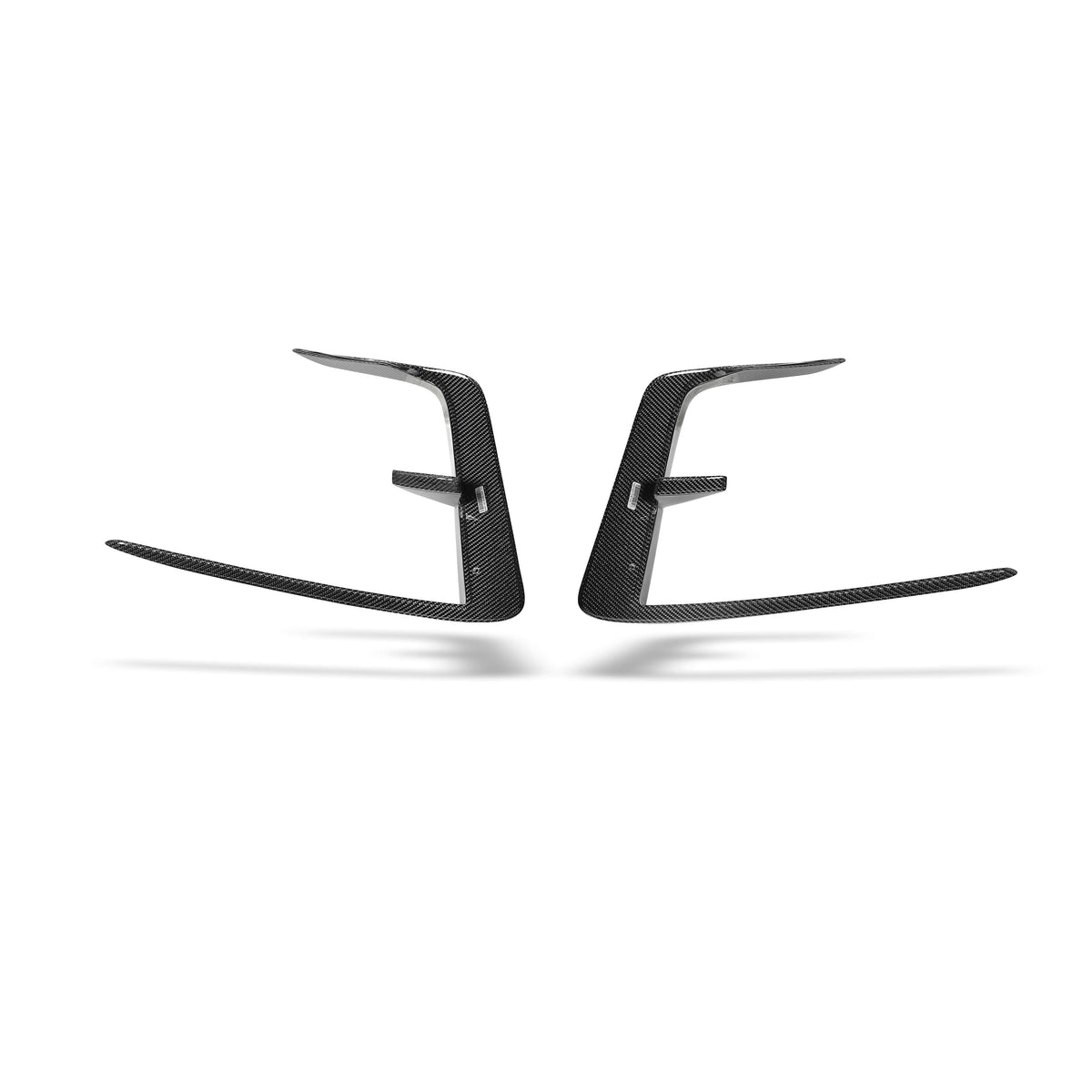 Tesla Model Y Juniper RevoZport carbon canards side detail