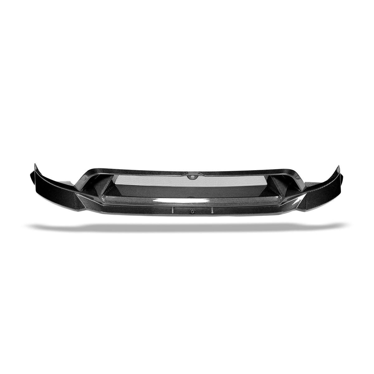 Tesla Model Y Juniper RevoZport carbon front lip front view