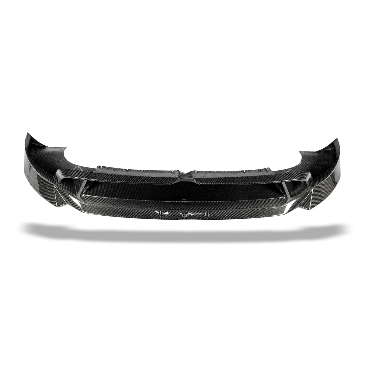 Tesla Model Y Juniper RevoZport carbon front lip detail