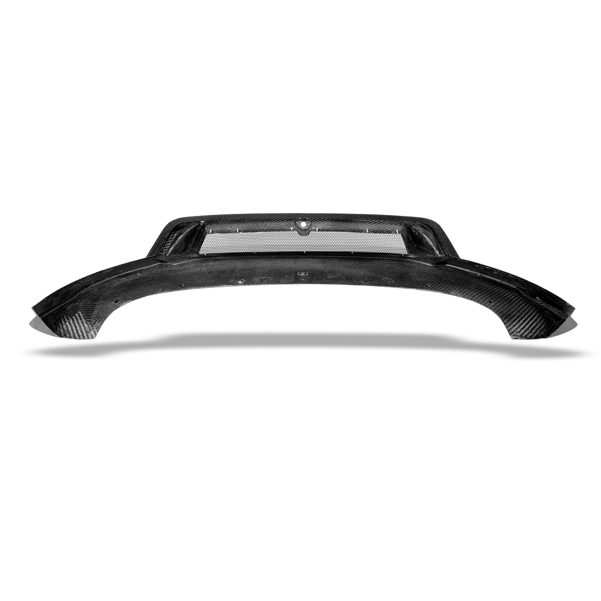 Tesla Model Y Juniper RevoZport carbon front lip side detail