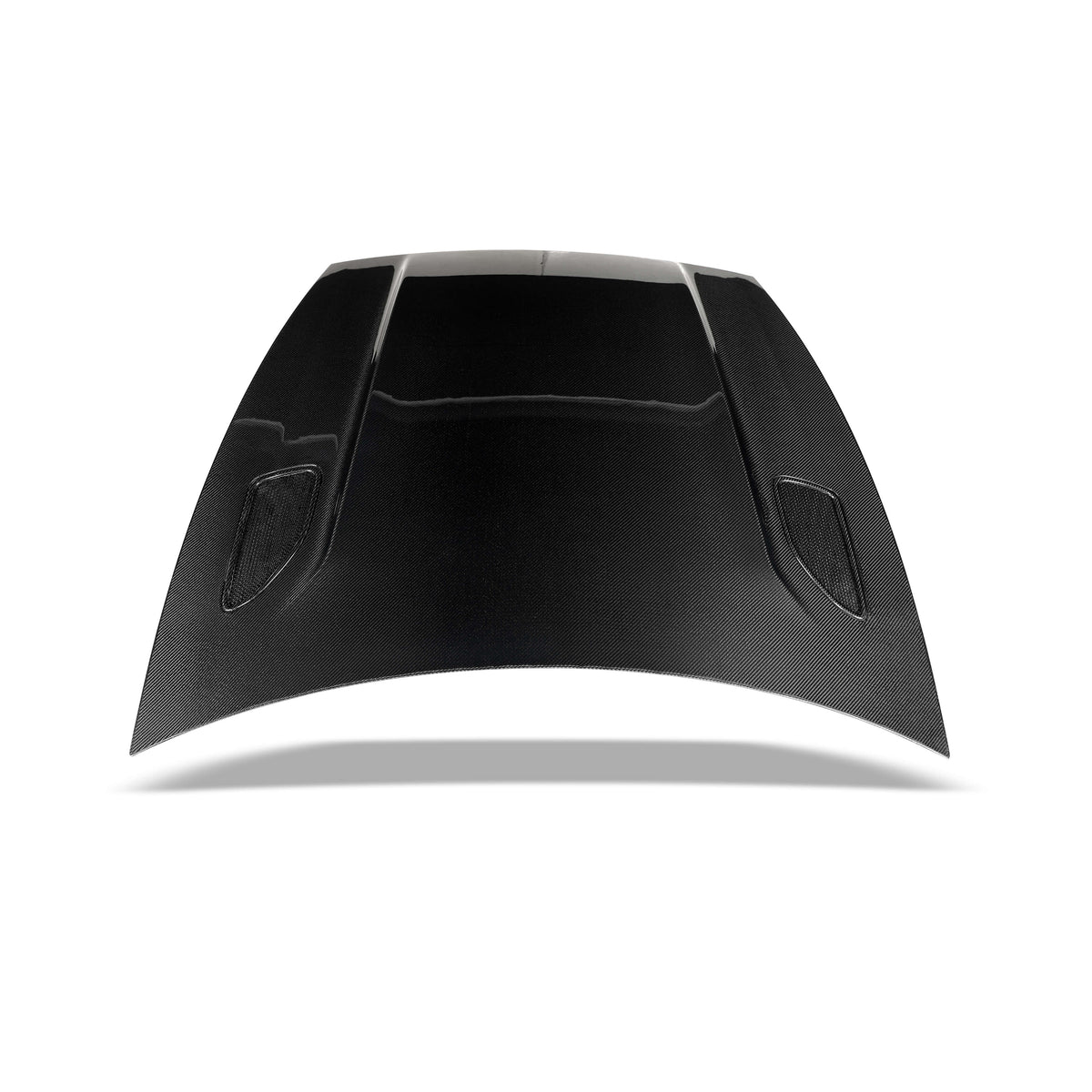 Tesla Model Y Juniper RevoZport carbon hood front detail