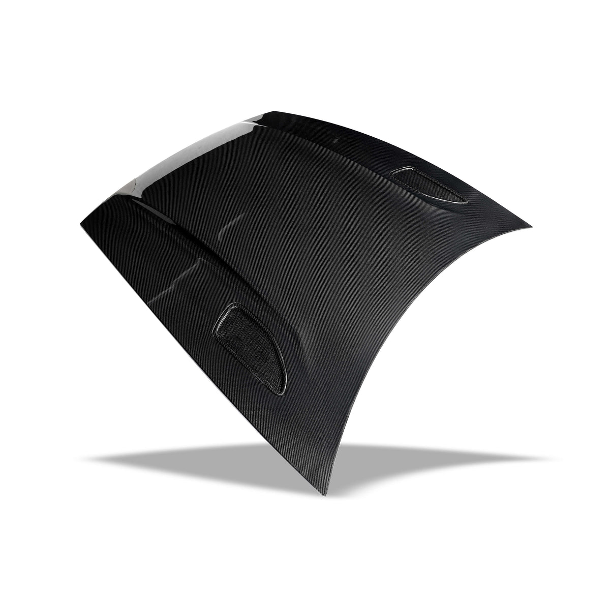 Tesla Model Y Juniper RevoZport carbon hood side detail