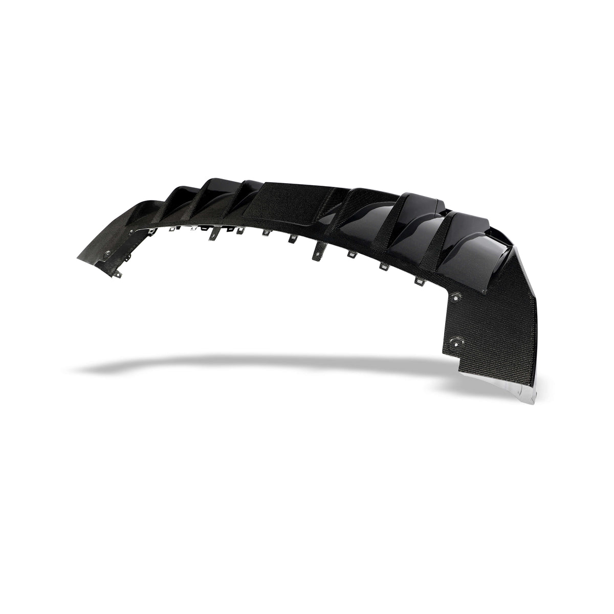 Tesla Model Y Juniper RevoZport carbon rear diffuser lower detail