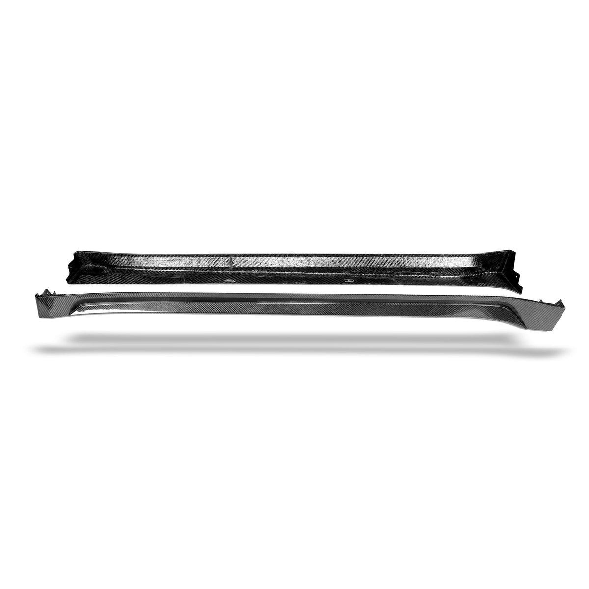Tesla Model Y Juniper RevoZport carbon side skirts detail