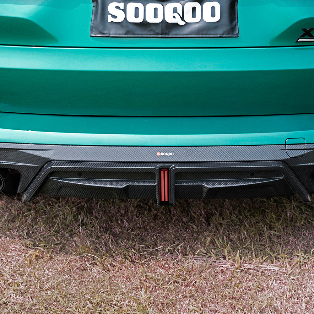 BMW F95 X5M CARBON FIBER REAR DIFFUSER W/BRAKE LIGHT