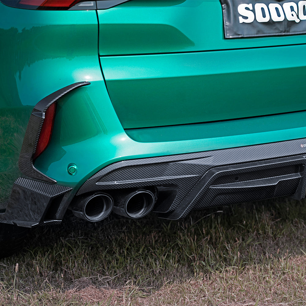 BMW F95 X5M REAR DIFFUSER W/BRAKE LIGHT