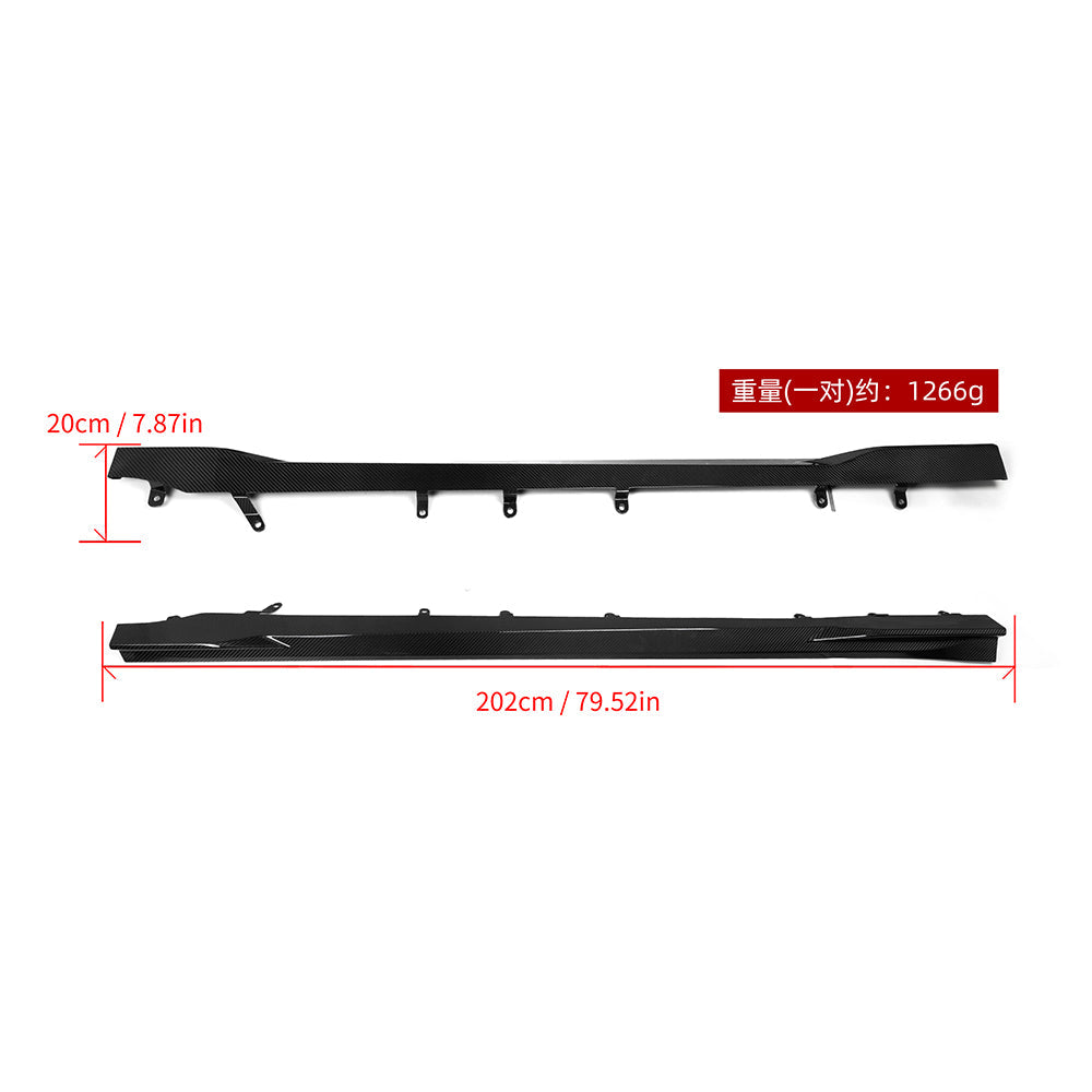 G87 M2 CARBON SIDE SKIRT