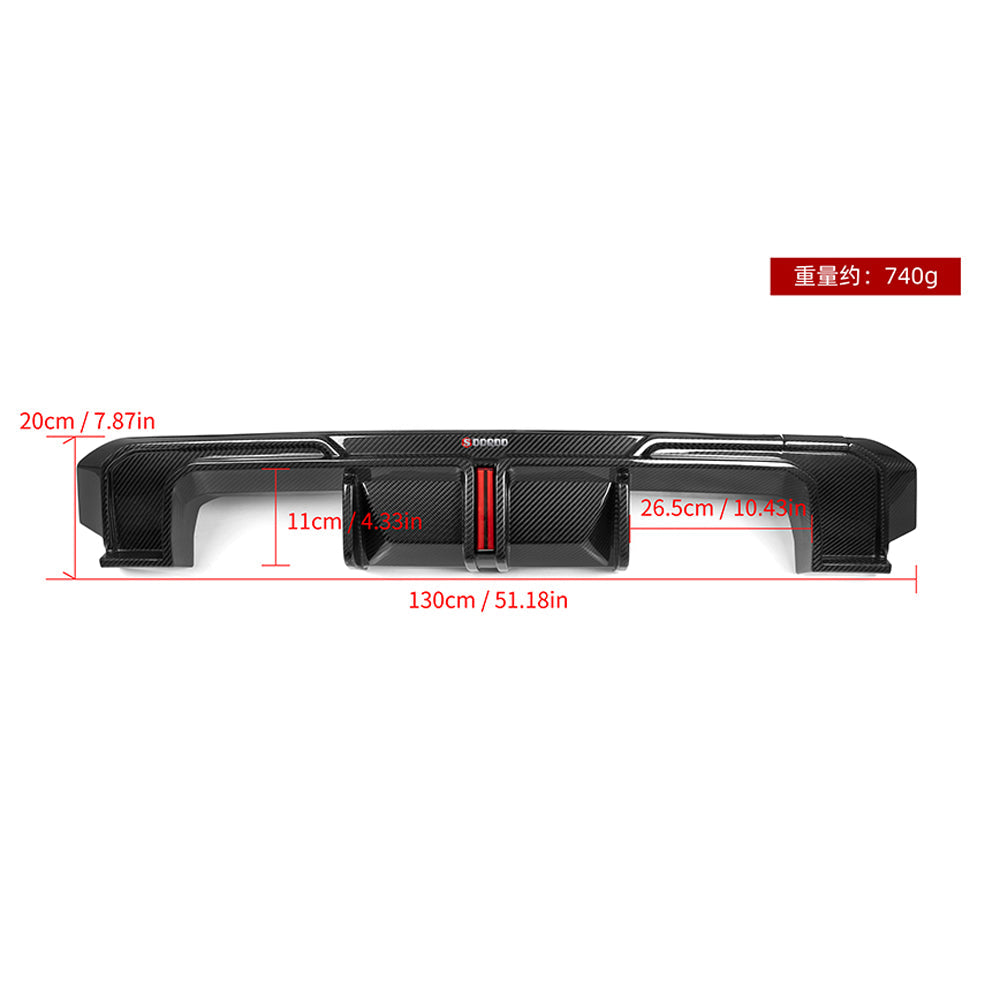 G80 M3 CARBON FIBER DIFFUSER