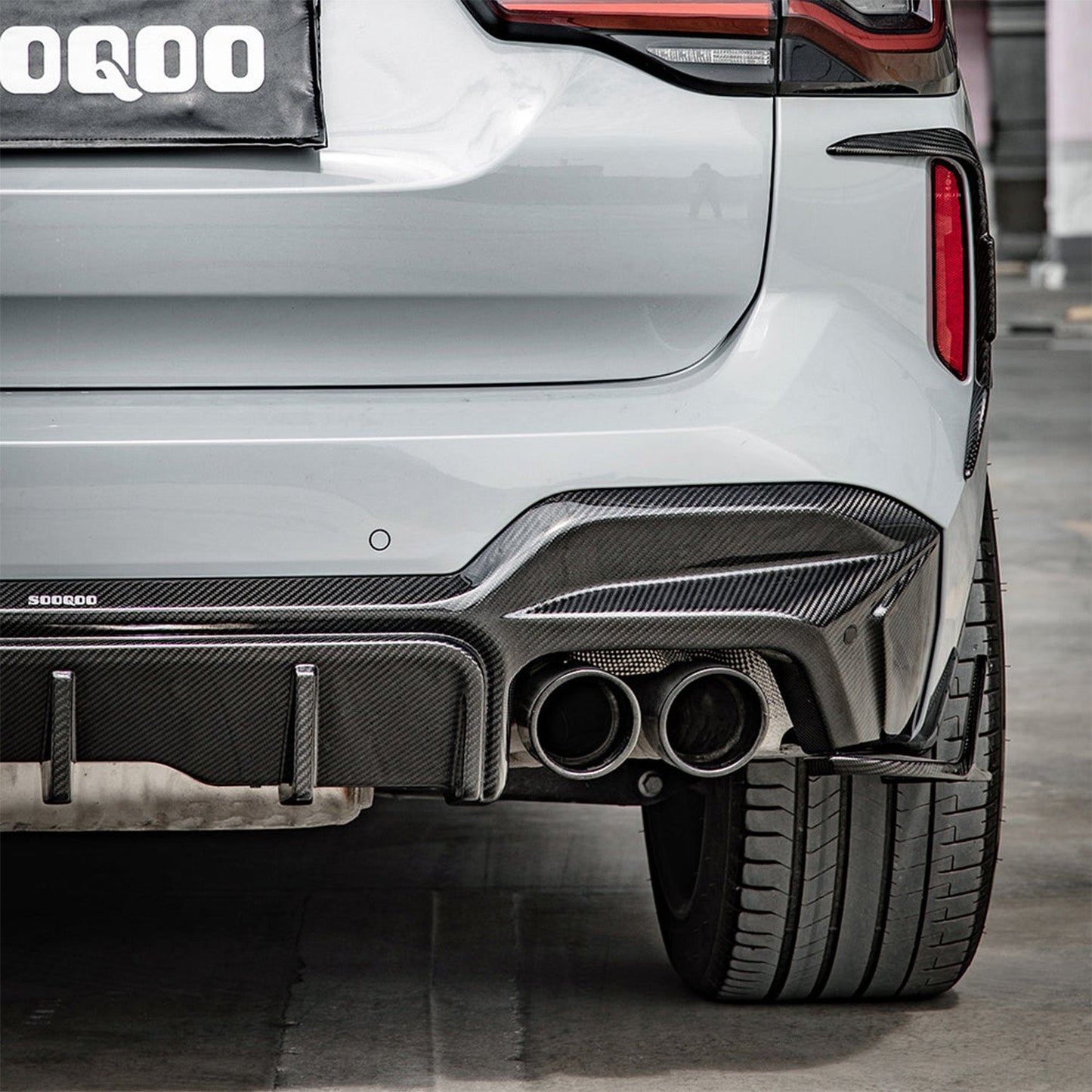 BMW X3M / X4M F97 3 Piece Rear Diffuser