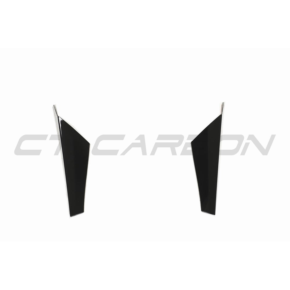 VOLKSWAGEN GOLF MK8 GLOSS BLACK REAR WINDOW TRIM-Accessories-BLAK BY CT-CT Carbon - High-quality carbon fiber and gloss black aerodynamic parts for premium sports and luxury vehicles.