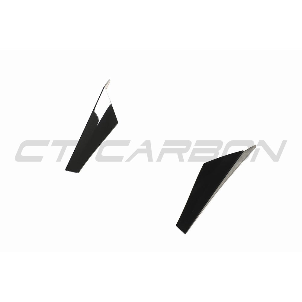 VOLKSWAGEN GOLF MK8 GLOSS BLACK REAR WINDOW TRIM-Accessories-BLAK BY CT-CT Carbon - High-quality carbon fiber and gloss black aerodynamic parts for premium sports and luxury vehicles.