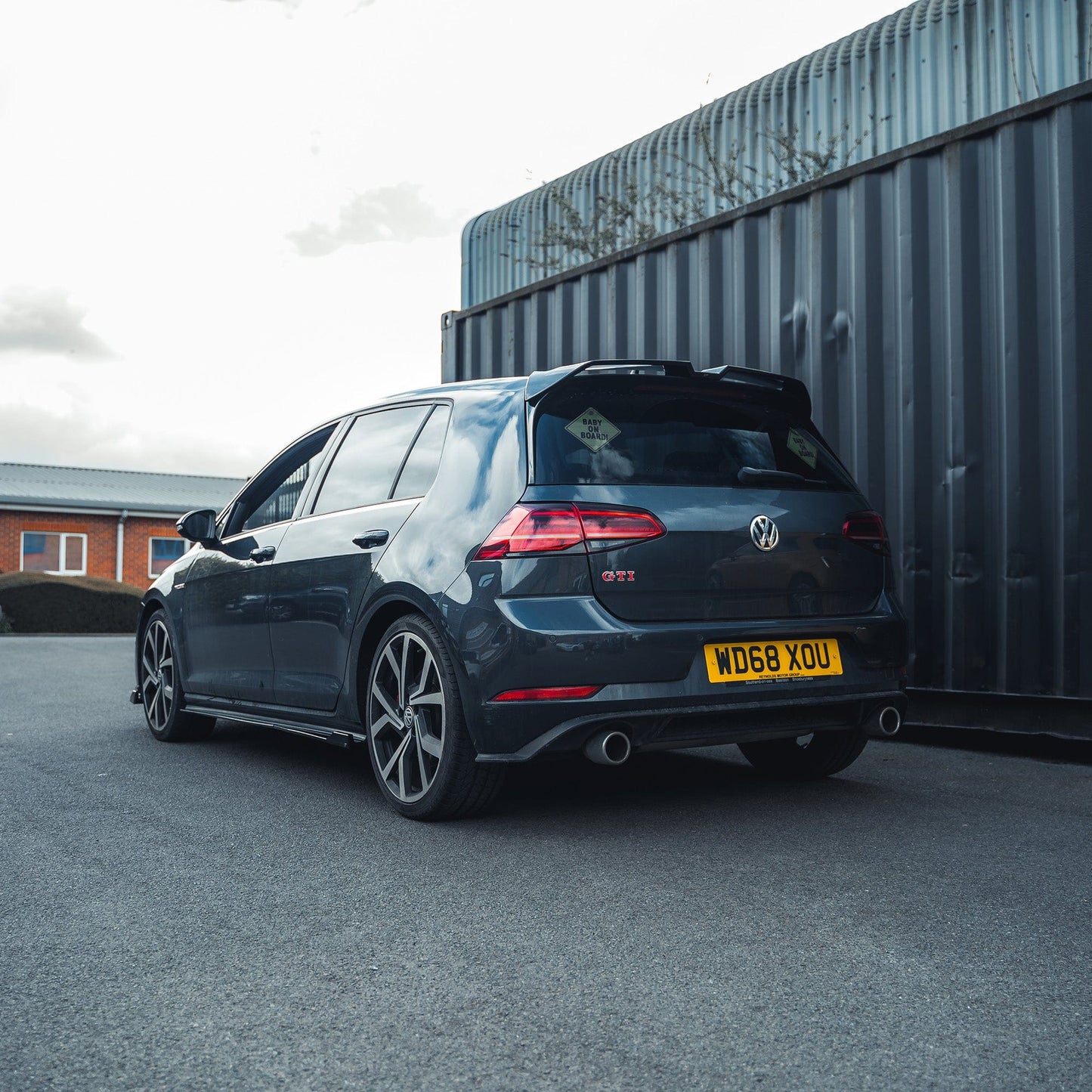 BLAK BY CT Spoiler VOLKSWAGEN GOLF R/GTD/GTI MK7/7.5 2014-2020 GLOSS BLACK SPOILER