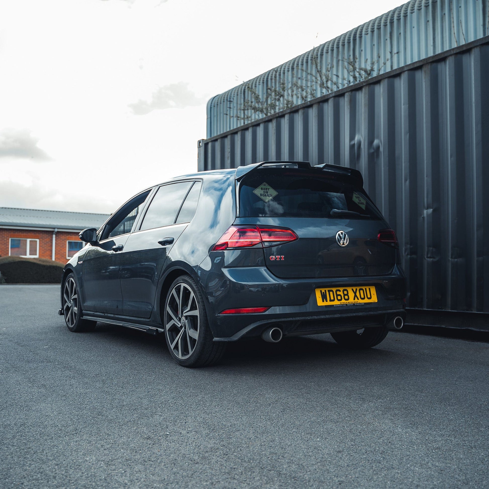 BLAK BY CT Spoiler VOLKSWAGEN GOLF R/GTD/GTI MK7/7.5 2014-2020 GLOSS BLACK SPOILER