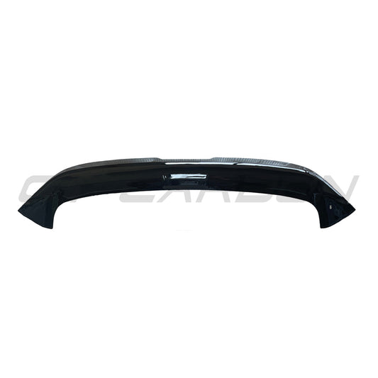 VOLKSWAGEN GOLF R/GTD/GTI MK7/7.5 2014-2020 GLOSS BLACK SPOILER V2-Spoiler-BLAK BY CT-CT Carbon - High-quality carbon fiber and gloss black aerodynamic parts for premium sports and luxury vehicles.