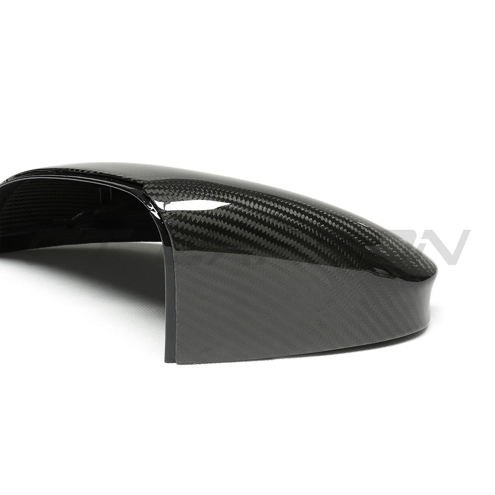 VW GOLF MK8 CARBON FIBRE MIRRORS - WITHOUT LANE ASSIST-Mirrors-CT CARBON-CT Carbon - High-quality carbon fiber and gloss black aerodynamic parts for premium sports and luxury vehicles.