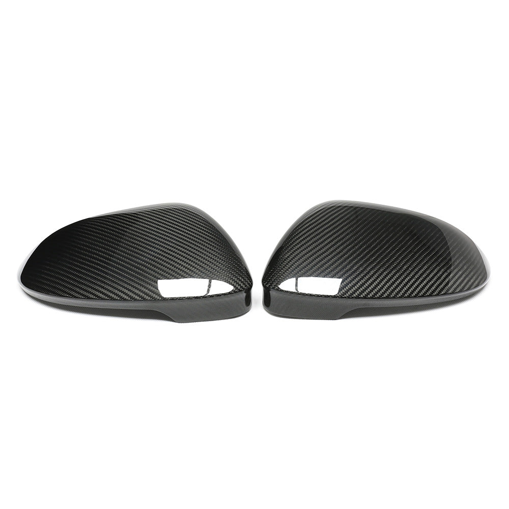 VW GOLF MK8 CARBON FIBRE MIRRORS - WITHOUT LANE ASSIST-Mirrors-CT CARBON-CT Carbon - High-quality carbon fiber and gloss black aerodynamic parts for premium sports and luxury vehicles.